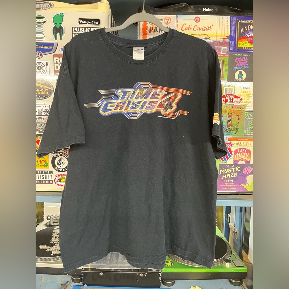 Y2K Time Crisis 4 Bandai Namco Video Game Promo Tee